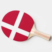 Raquette De Ping Pong Drapeau du Danemark (Côté)