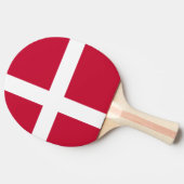 Raquette De Ping Pong Drapeau du Danemark (Côté)