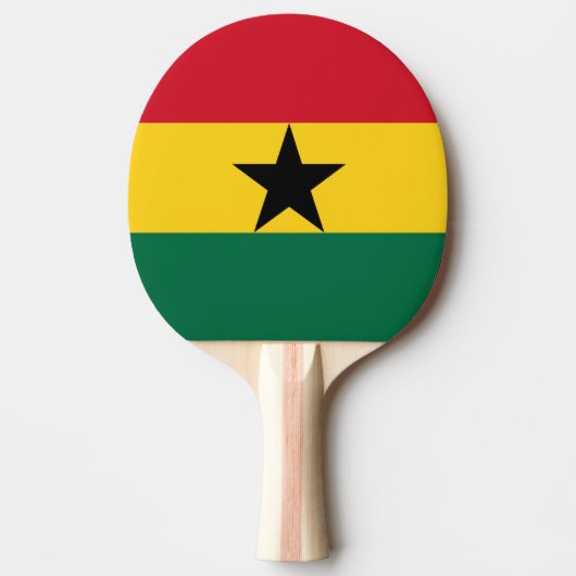 Raquette De Ping Pong Drapeau du Ghana (Devant)