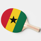 Raquette De Ping Pong Drapeau du Ghana (Côté)