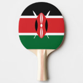 Raquette De Ping Pong Drapeau du Kenya (Devant)