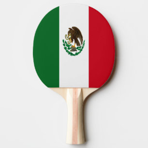 Raquette De Ping Pong Drapeau du Mexique