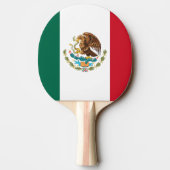 Raquette De Ping Pong Drapeau du Mexique, Bandera de la République mexic (Dos)
