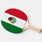 Raquette De Ping Pong Drapeau du Mexique patriotique (Côté)