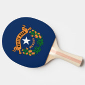 Raquette De Ping Pong Drapeau du Nevada (Côté)