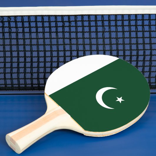 Raquette De Ping Pong Drapeau du Pakistan (Insitu)