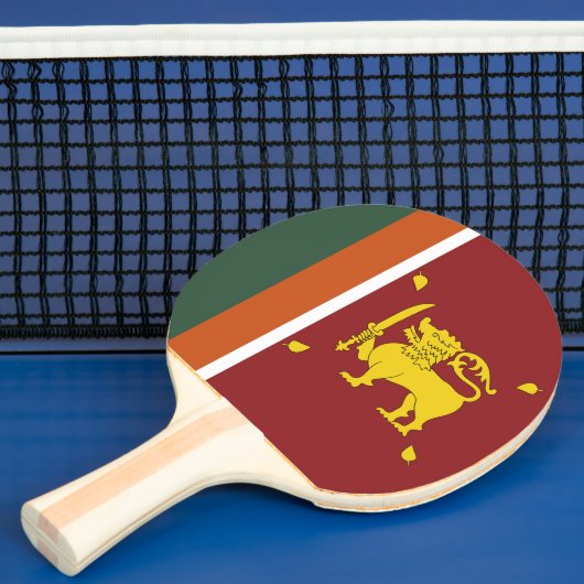 Raquette De Ping Pong Drapeau du Sri Lanka (Insitu)