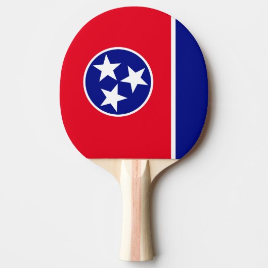 Raquette De Ping Pong Drapeau du Tennessee (Devant)