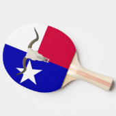 Raquette De Ping Pong Drapeau du Texas (Côté)