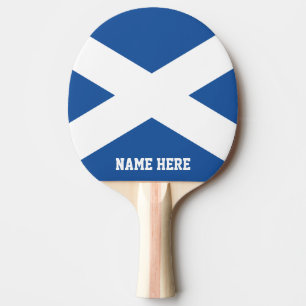 Raquette De Ping Pong Drapeau écossais coutume table de ping-pong paddl