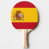 Raquette De Ping Pong Drapeau Espagne - Bandera de Espana (Dos)