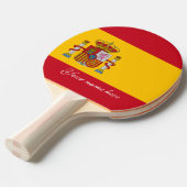 Raquette De Ping Pong Drapeau Espagne - Bandera de Espana (Devant Angle)