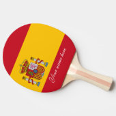 Raquette De Ping Pong Drapeau Espagne - Bandera de Espana (Côté)