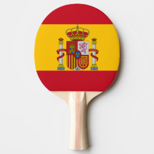 Raquette De Ping Pong Drapeau espagnol
