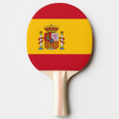 Raquette De Ping Pong Drapeau espagnol (Dos)