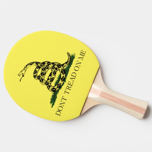 Raquette De Ping Pong Drapeau Gadsden Ping Pong Paddle (Côté)
