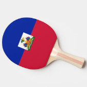 Raquette De Ping Pong Drapeau Haïti (Côté)