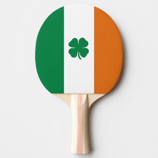 Raquette De Ping Pong Drapeau irlandais Patriotique Irlande Drapeau Luck (Devant)