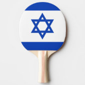 Raquette De Ping Pong Drapeau Israël (Devant)