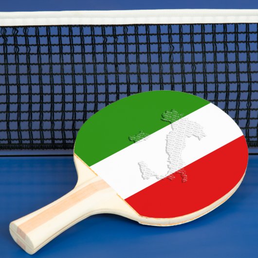 Raquette De Ping Pong Drapeau italien (Insitu)