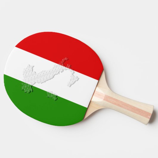 Raquette De Ping Pong Drapeau italien (Côté)