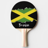 Raquette De Ping Pong Drapeau jamaïcain (Devant)