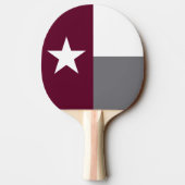 Raquette De Ping Pong Drapeau marron du Texas (Dos)