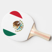 Raquette De Ping Pong Drapeau mexicain (Côté)