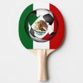 Raquette De Ping Pong Drapeau Mexicain balle de football (Devant)