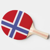 Raquette De Ping Pong Drapeau norvégien (Côté)