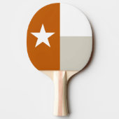 Raquette De Ping Pong Drapeau orange du Texas (Dos)