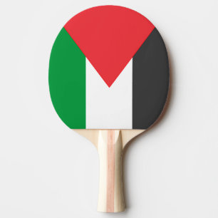 Raquette De Ping Pong Drapeau palestinien Free Palestine personnalisé