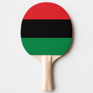Raquette De Ping Pong Drapeau panafricain UNIA