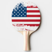 Raquette De Ping Pong Drapeau Ping Pong Paddle-USA (Dos)