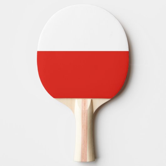 Raquette De Ping Pong Drapeau polonais (Devant)