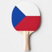 Raquette De Ping Pong Drapeau République tchèque (Devant)
