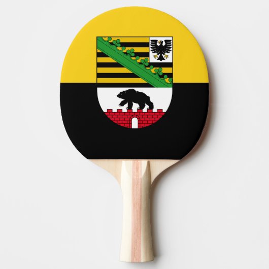 Raquette De Ping Pong Drapeau Saxe-Anhalt Ping-Pong Paddle (Devant)