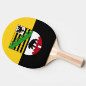 Raquette De Ping Pong Drapeau Saxe-Anhalt Ping-Pong Paddle (Côté)
