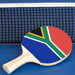 Raquette De Ping Pong drapeau sud-africain