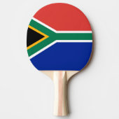 Raquette De Ping Pong drapeau sud-africain (Devant)