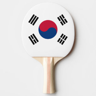 Raquette De Ping Pong drapeau sud-coréen