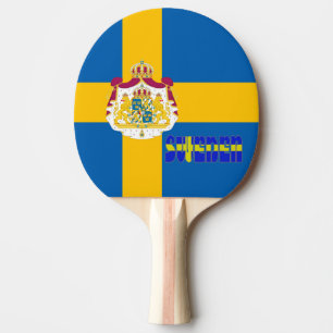 Raquette De Ping Pong Drapeau suédois