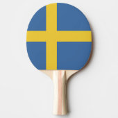 Raquette De Ping Pong Drapeau suédois (Devant)