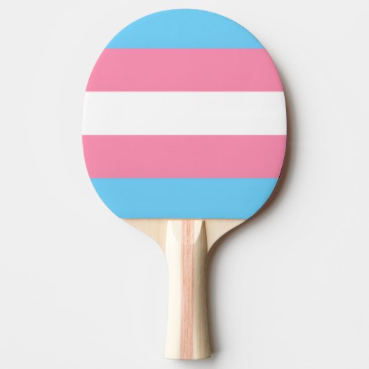 Raquette de ping pong drapeau trans (Devant)
