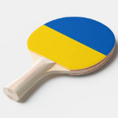 Raquette De Ping Pong Drapeau Ukraine (Devant Angle)