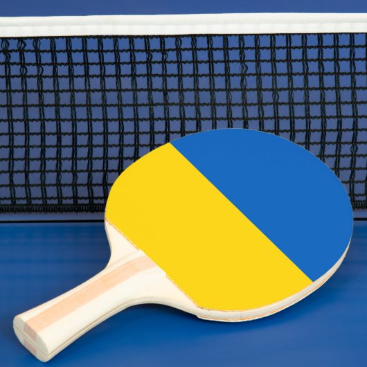 Raquette De Ping Pong Drapeau ukrainien (Insitu)