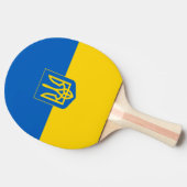 Raquette De Ping Pong Drapeau ukrainien Armoiries (Côté)
