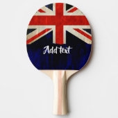 Raquette De Ping Pong Drapeau Union Jack (Devant)