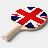 Raquette De Ping Pong Drapeau Union Jack britannique (Devant Angle)