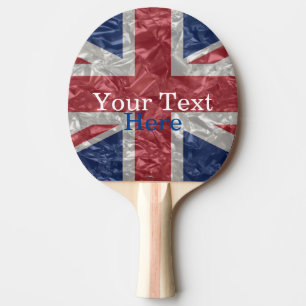 Raquette De Ping Pong Drapeau Union Jack - Crinké